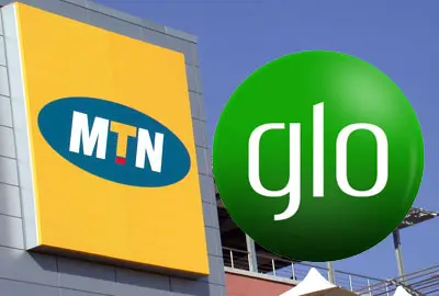 MTN and Glo logo